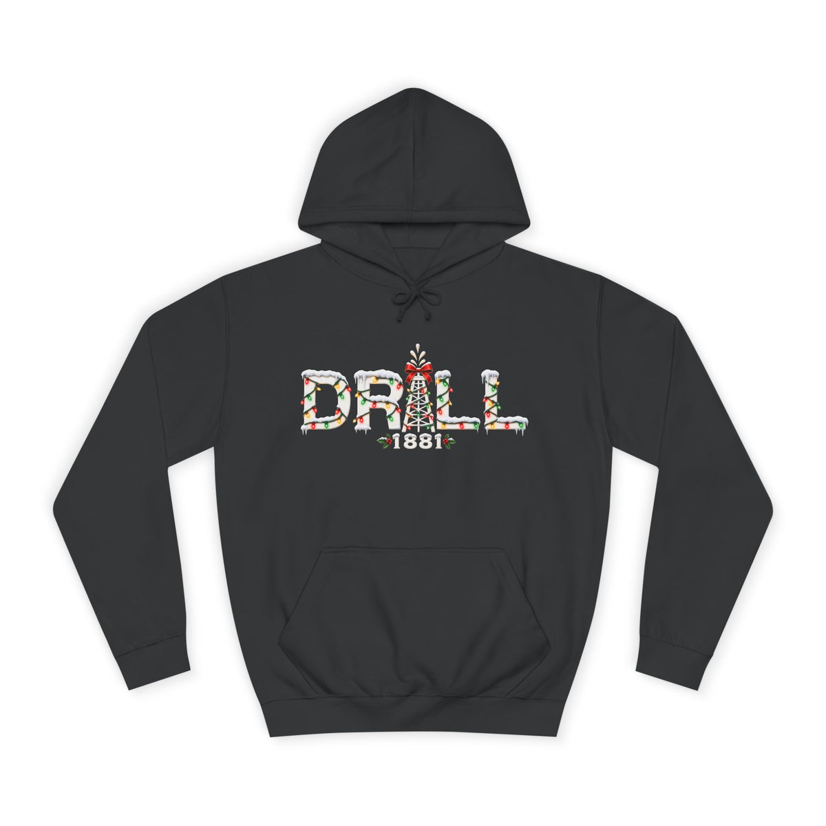 Drill Christmas Pumpjack - Premium Hoodie