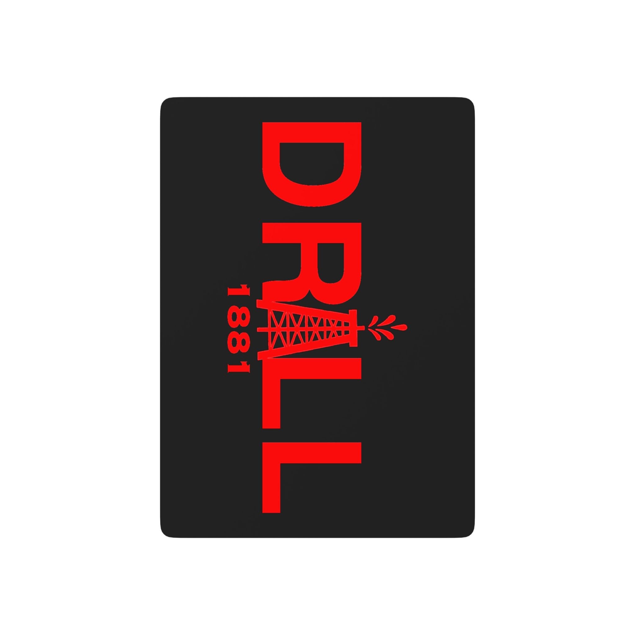 Limited Edition DRILL Cards Set - Unique Card Games, Perfect for Poker Night, Gifts for Gamers, Collectors, Casino Style