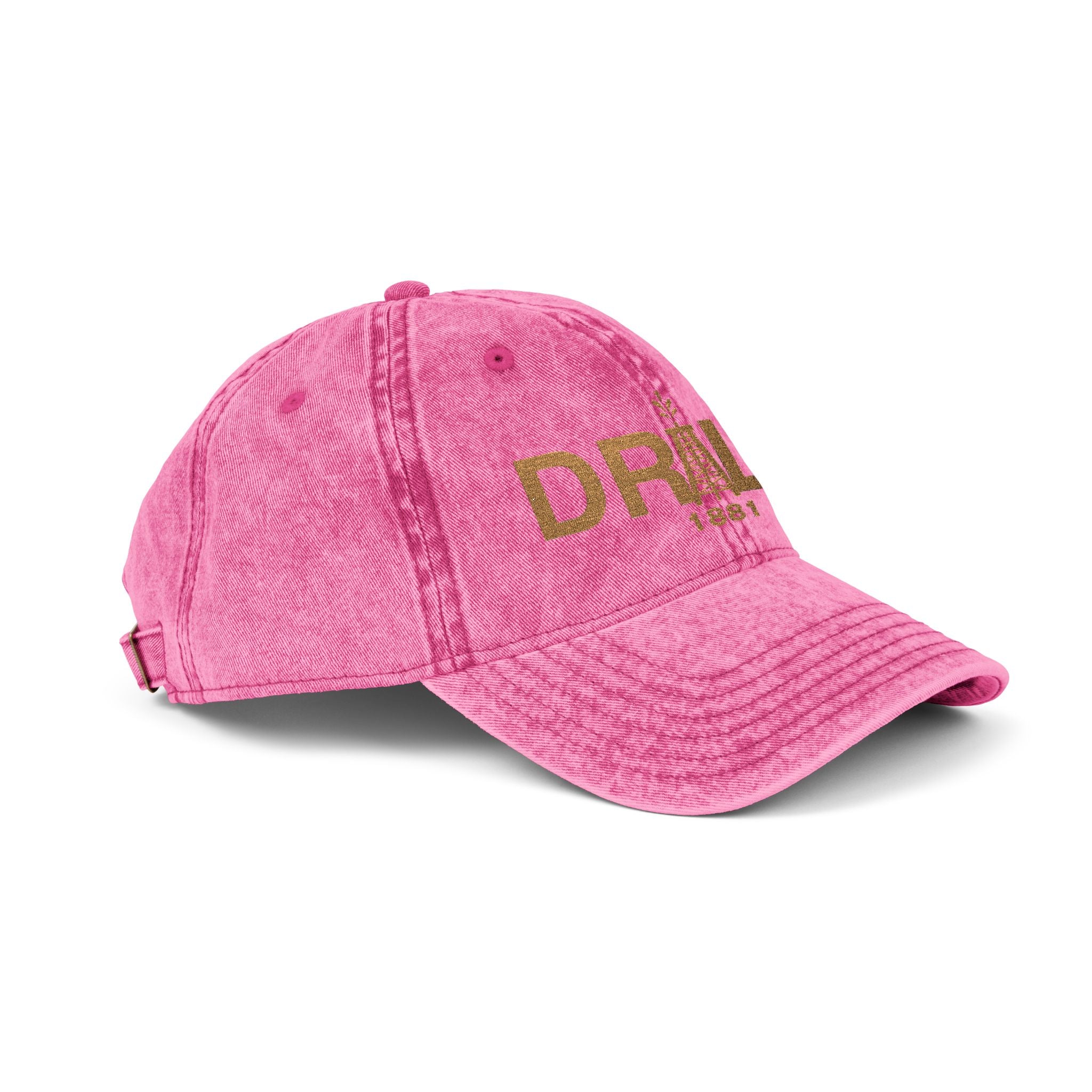 Vintage Embroidered Cap - DRILL 1987, Retro Hat, Adjustable Baseball Cap, Gift for Him, Outdoor Accessories, Fashion Statement