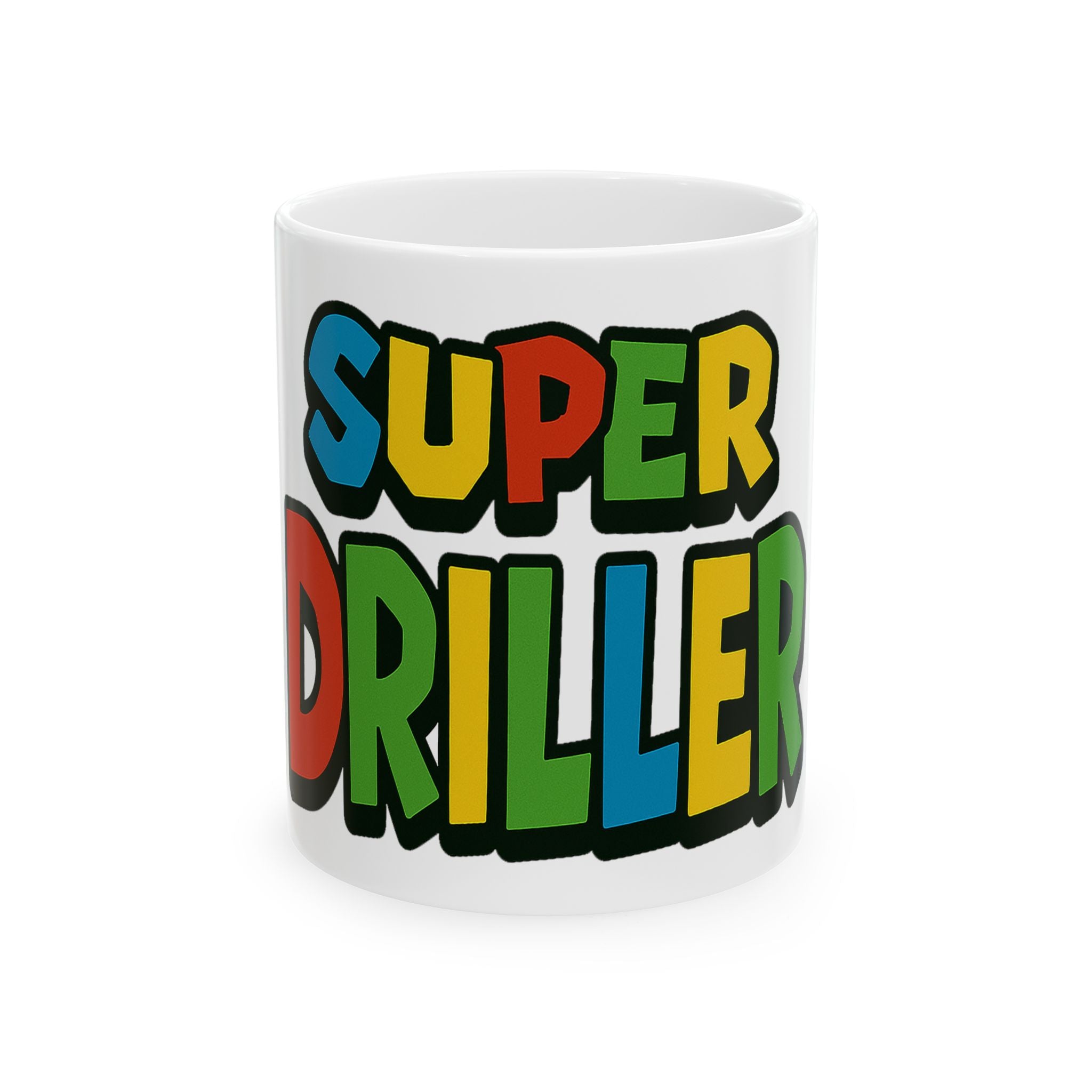 Super Driller Ceramic Coffee Mug