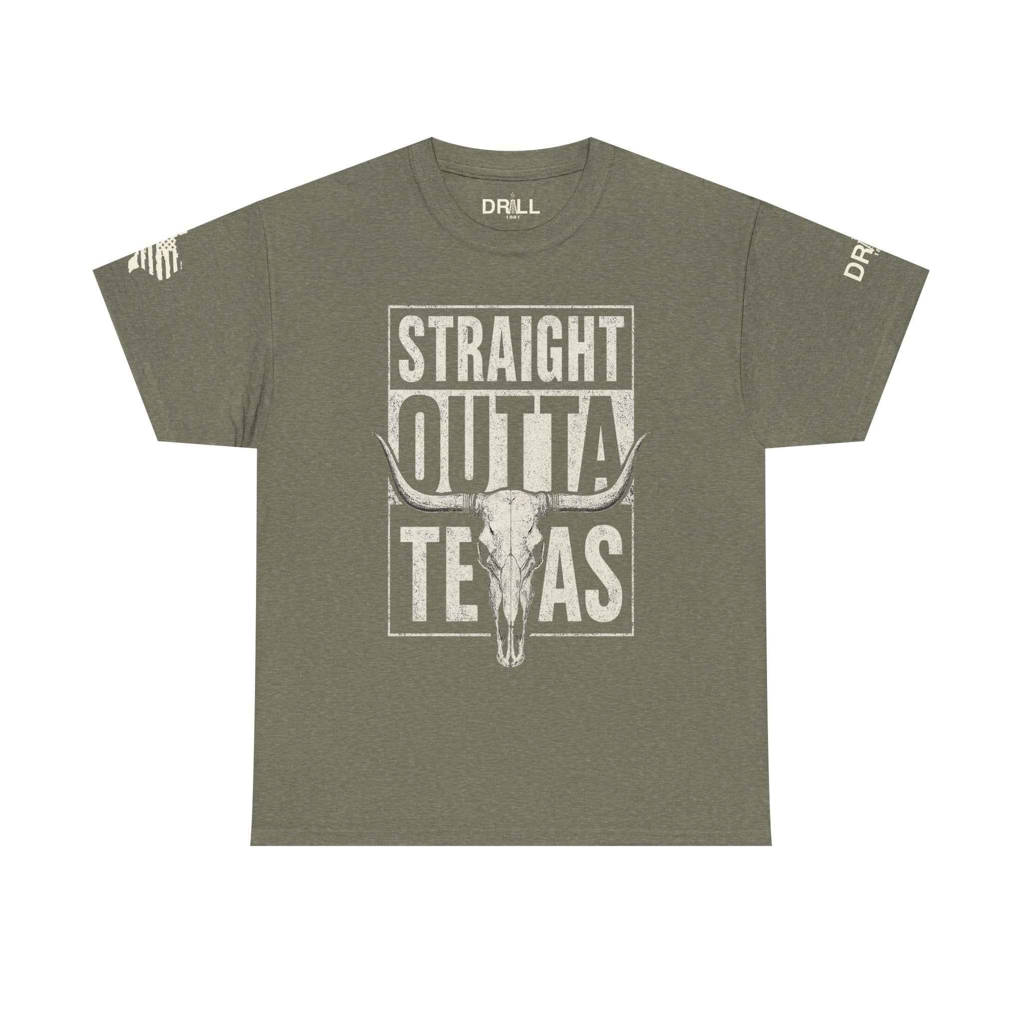 Straight Outta Texas Skull - SS - Front