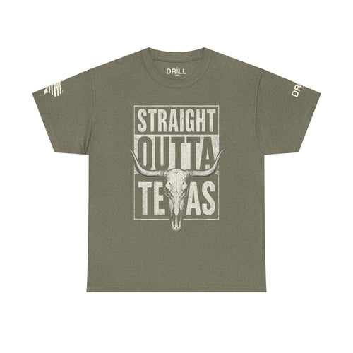Straight Outta Texas Skull - SS - Front