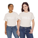 Drill Basic White Logo - SS - Front