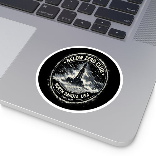 Below Zero Club — Oilfield Hard Hat or Truck Decal