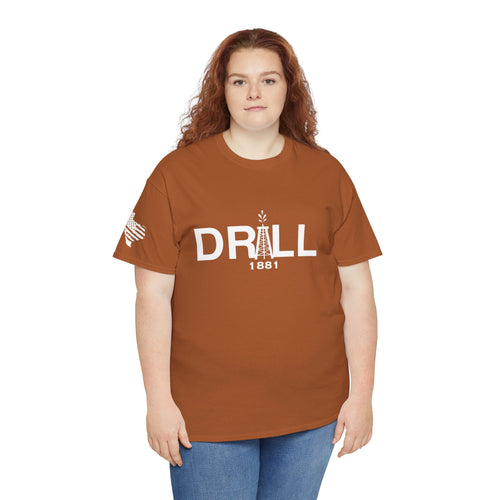 Drill Basic White Logo - SS - Front