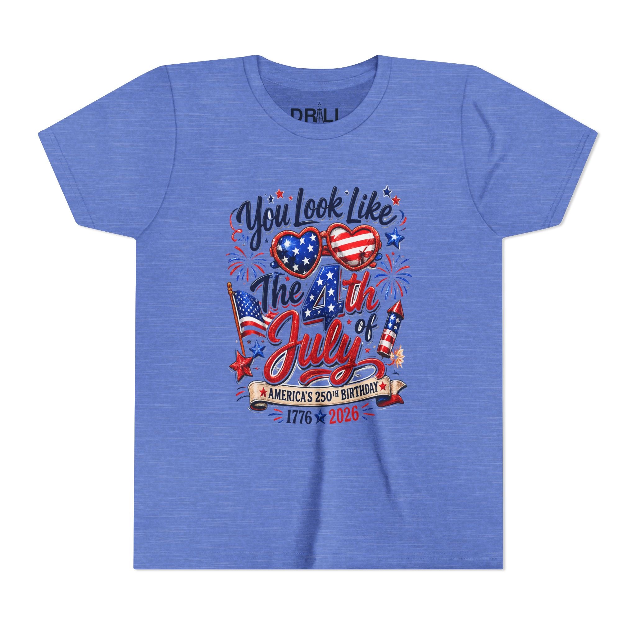 S / Heather Columbia Blue