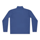 White DRILL Logo - Quarter-Zip Pullover