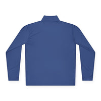 White DRILL Logo - Quarter-Zip Pullover