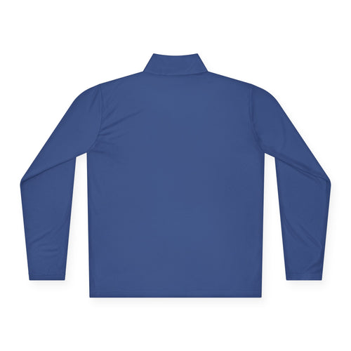 White DRILL Logo - Quarter-Zip Pullover