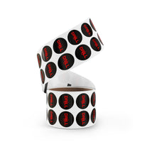 DRILL Red - Round Sticker Label Rolls