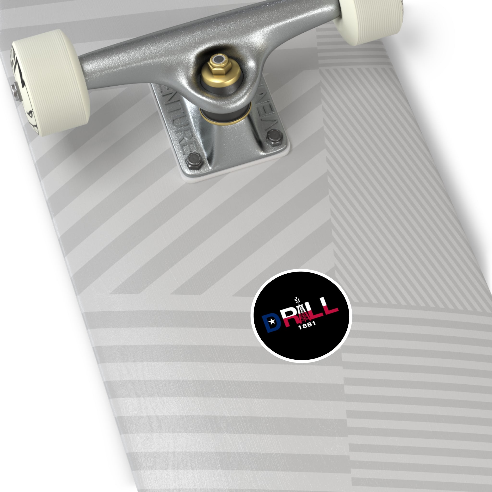 Texas Drill Logo — Oilfield Hard Hat or Truck Decal