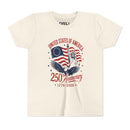 250th Anniversary Youth  Kids Tee – United States 1776–2026 Patriotic Flag & Statue Design