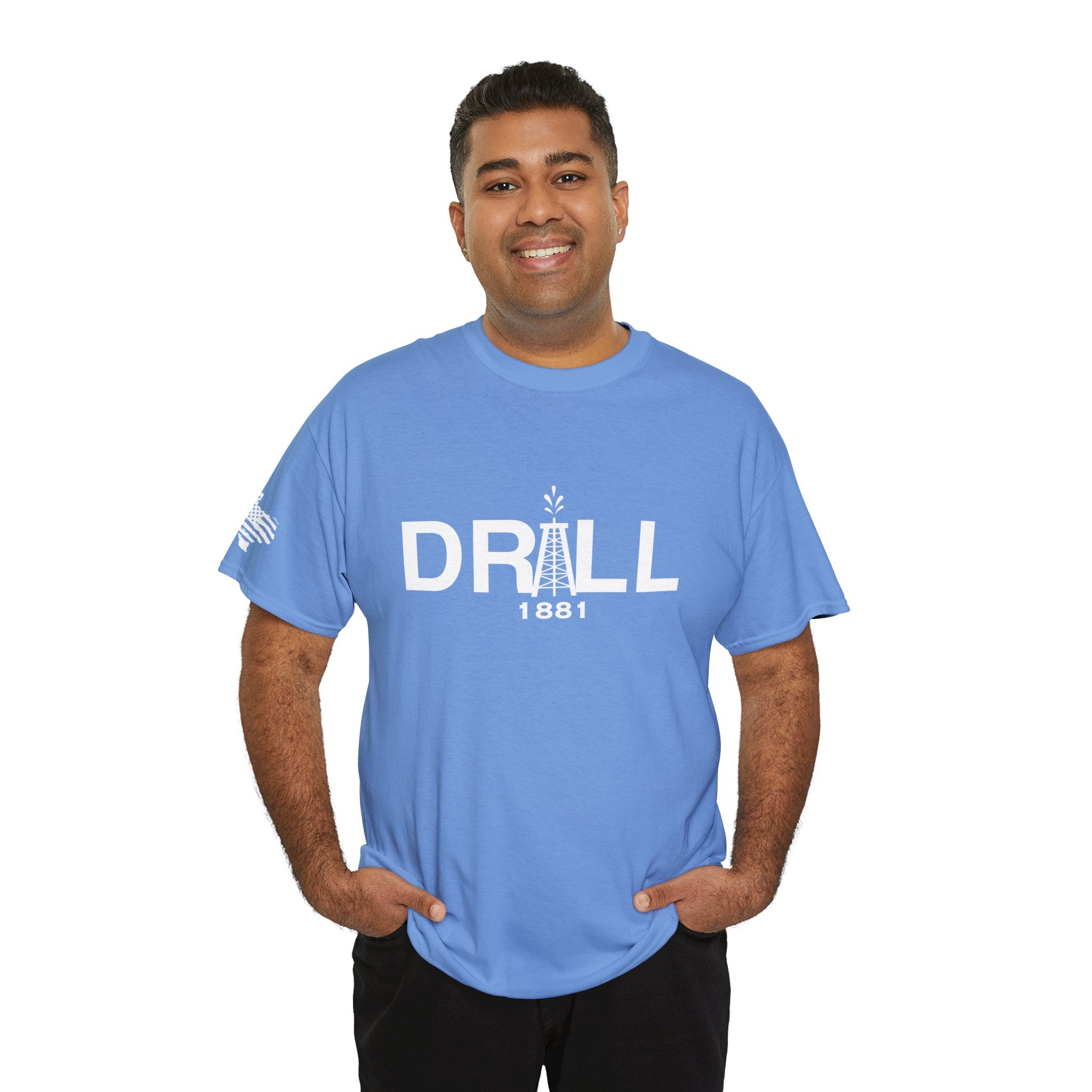 Drill Basic White Logo - SS - Front