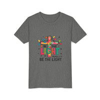 Be The Light Christmas - Youth Short Sleeve Tee - Fun & Stylish T-Shirt for Kids