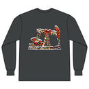 Drill Christmas Pumpjack - LS - Back