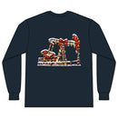 Drill Christmas Pumpjack - LS - Back