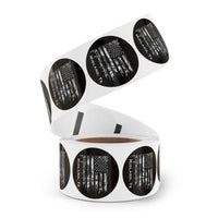 Old Glory Midland - Round Sticker Label Rolls