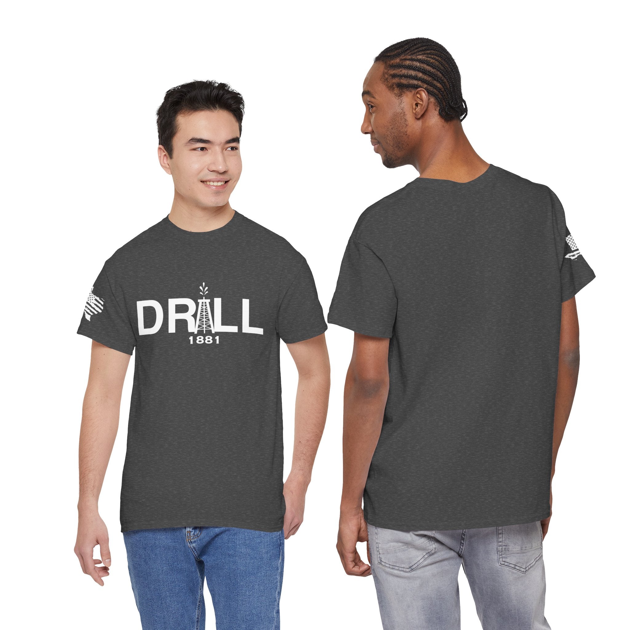 Drill Basic White Logo - SS - Front