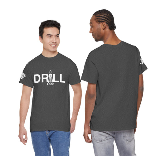 Drill Basic White Logo - SS - Front