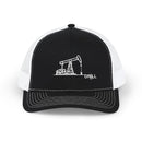 Pump Jack Sketch - Trucker Hat