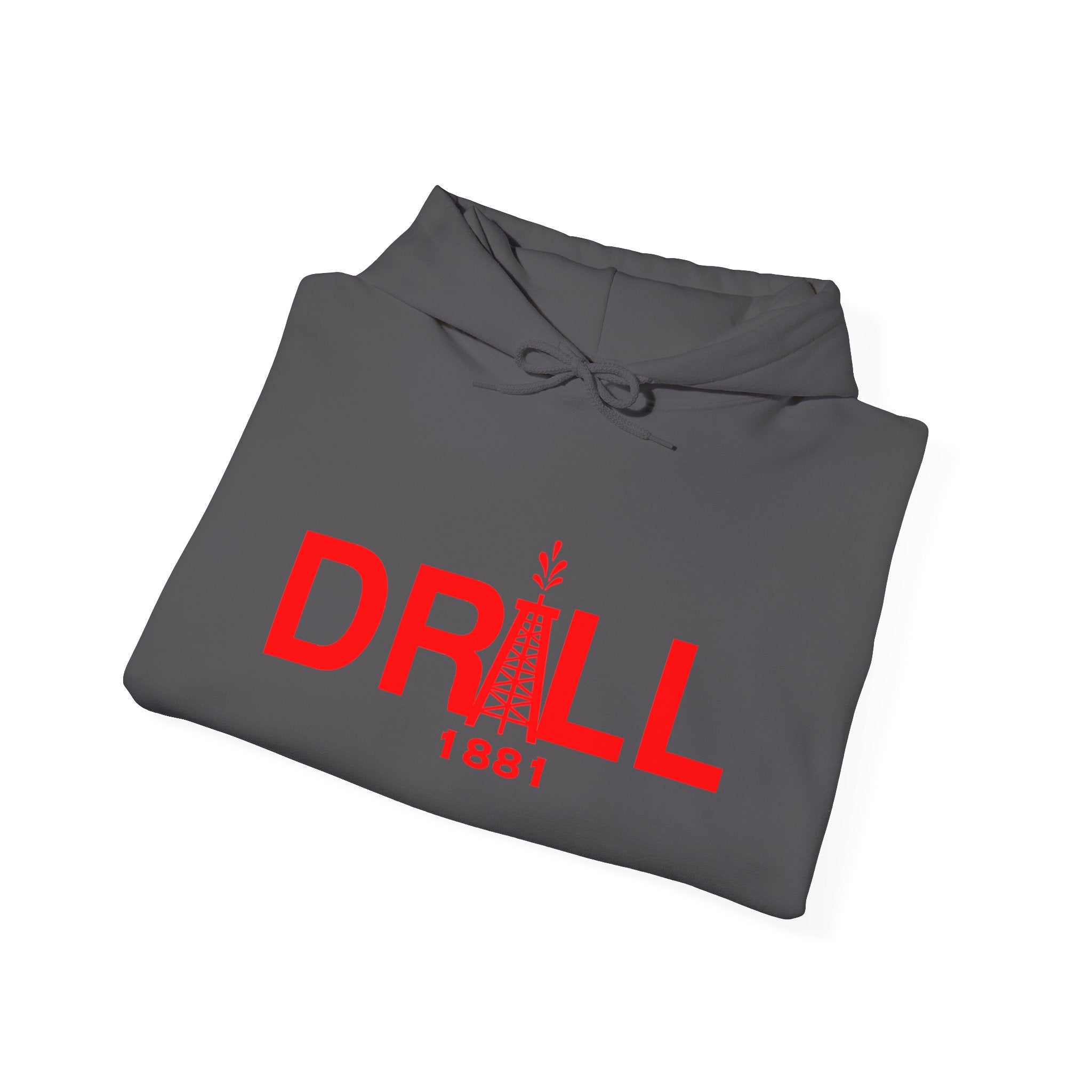 Drill Basic Red Logo - Heavy Blend™ Hoodie