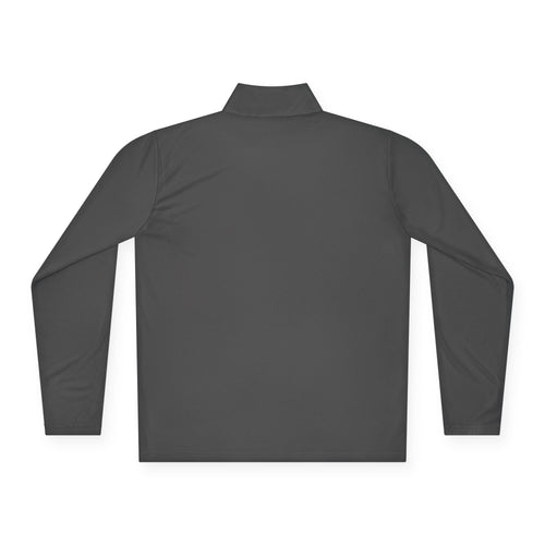 White DRILL Logo - Quarter-Zip Pullover