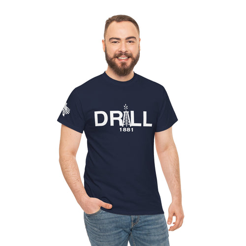 Drill Basic White Logo - SS - Front