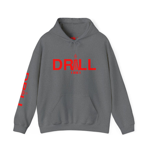 Drill Basic Red Logo - Heavy Blend™ Hoodie