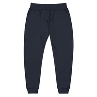 Cozy Embroidered Unisex Fleece Sweatpants for Relaxation, Lounge, Gift, Casual, Home