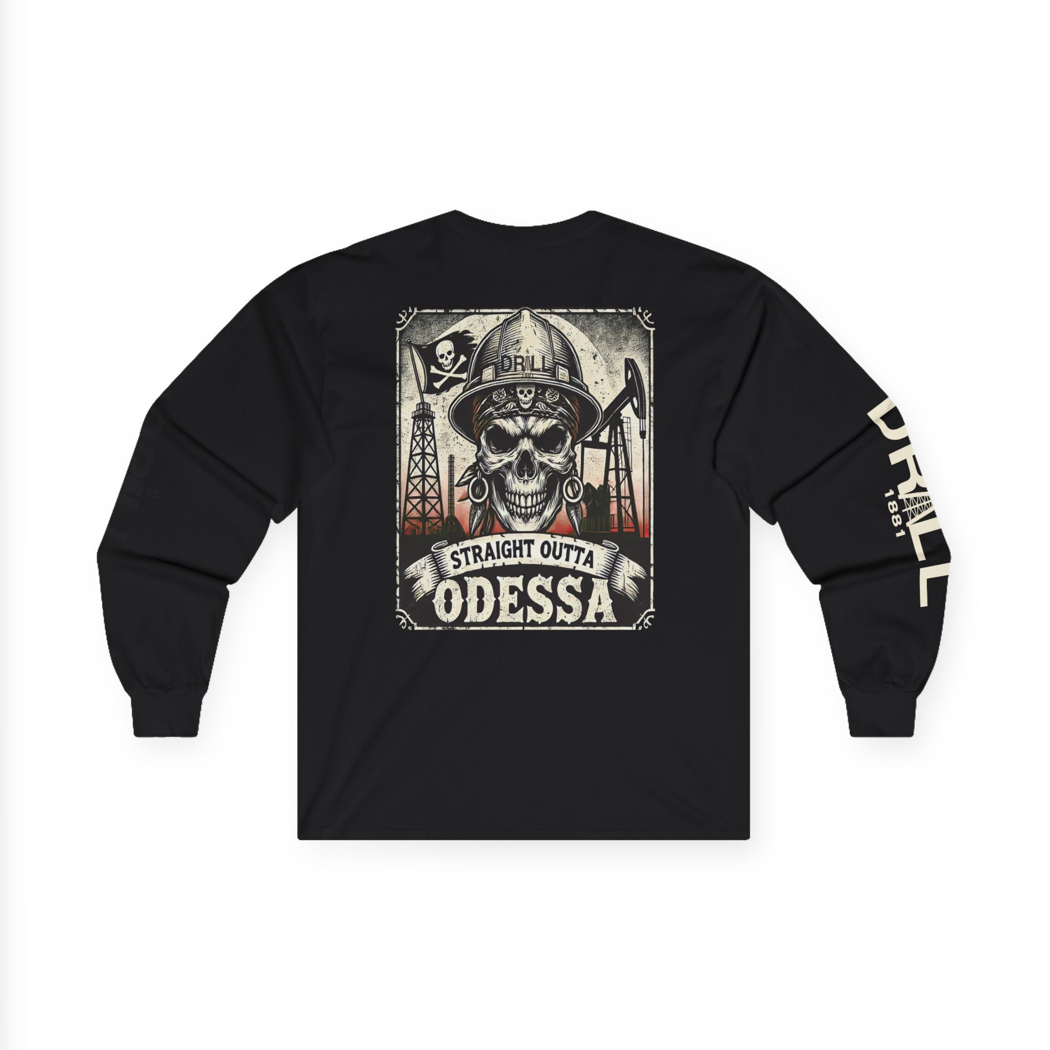 Straight Outta Odessa Pirate - Long Sleeve Tee