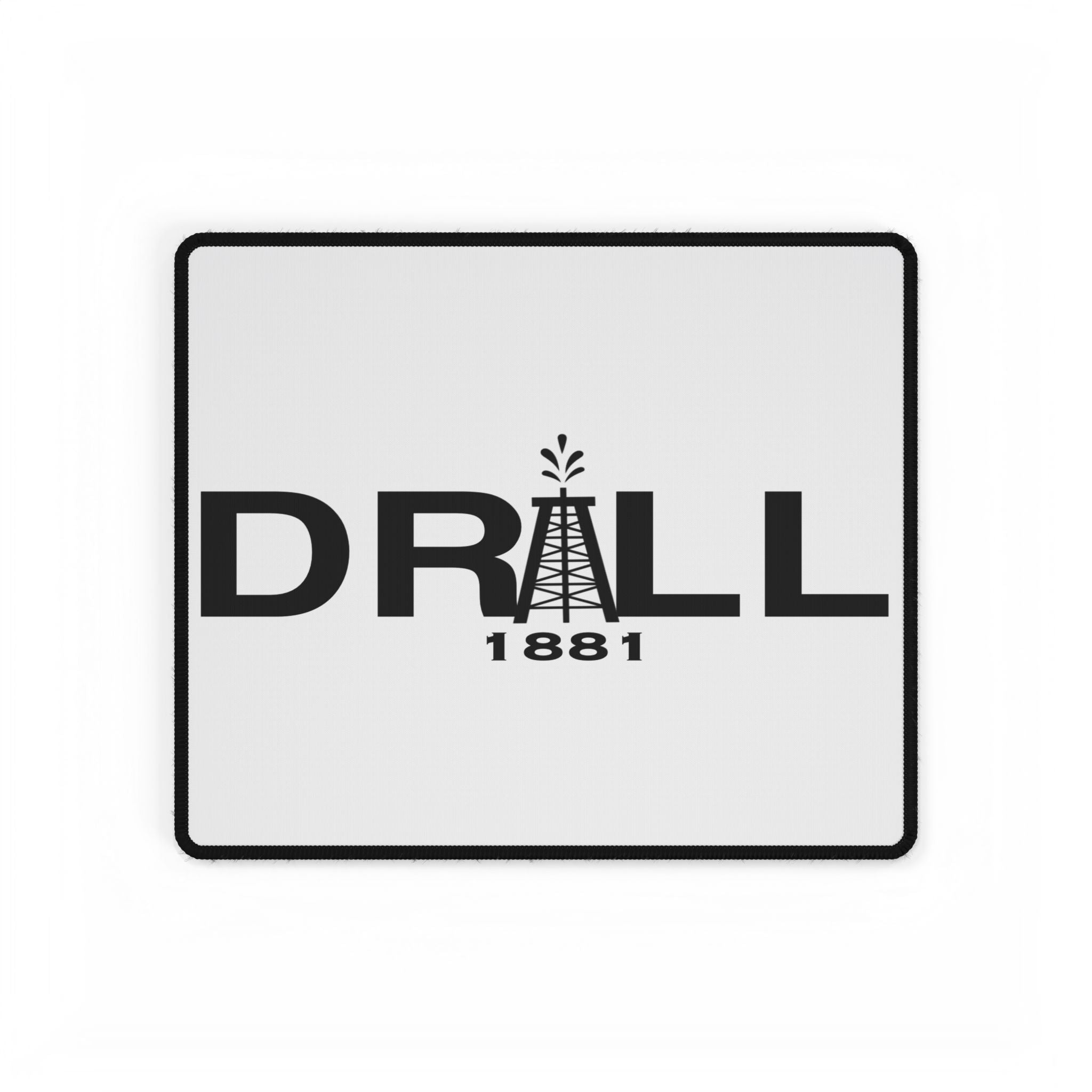 DRILL1881 Industrial Style Desk Mat - Perfect for Home Office, Birthday Gift, Oil & Gas Industry Decor, Workstation Accessory, Desk Organizer