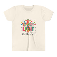 Be The Light Christmas - Youth Short Sleeve Tee - Fun & Stylish T-Shirt for Kids