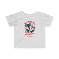 250 Anniversary Infant Tee Patriotic Baby Shirt