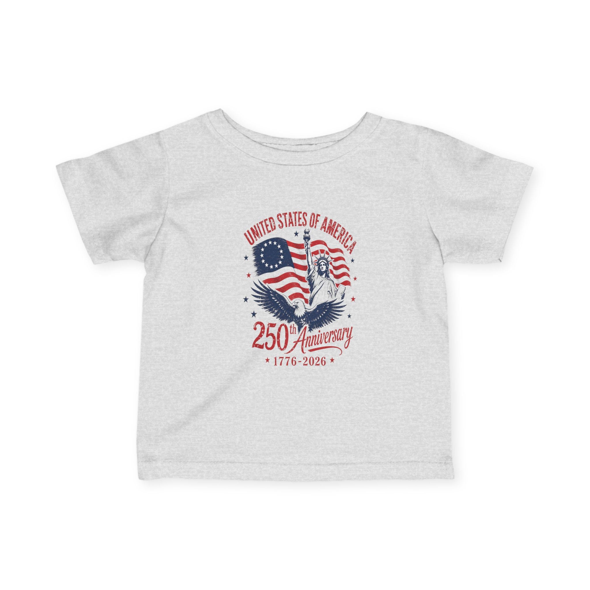 250 Anniversary Infant Tee Patriotic Baby Shirt