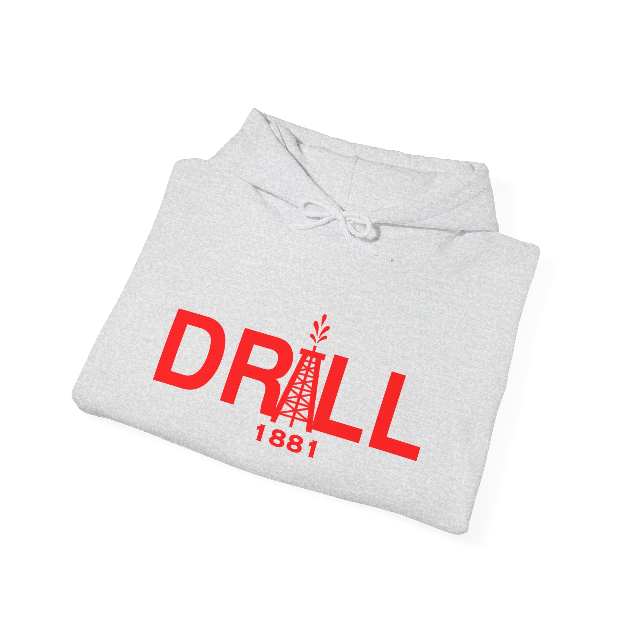 Drill Basic Red Logo - Heavy Blend™ Hoodie