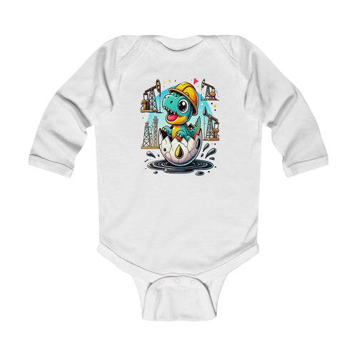 Dino Hatch - Long Sleeve Bodysuit