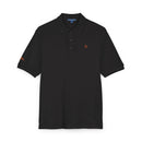 Embroidered Red Jack Icon — Executive Polo
