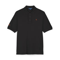 Embroidered Red Jack Icon — Executive Polo
