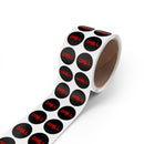 DRILL Red - Round Sticker Label Rolls