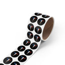 Texas Longhorn - Round Sticker Label Rolls