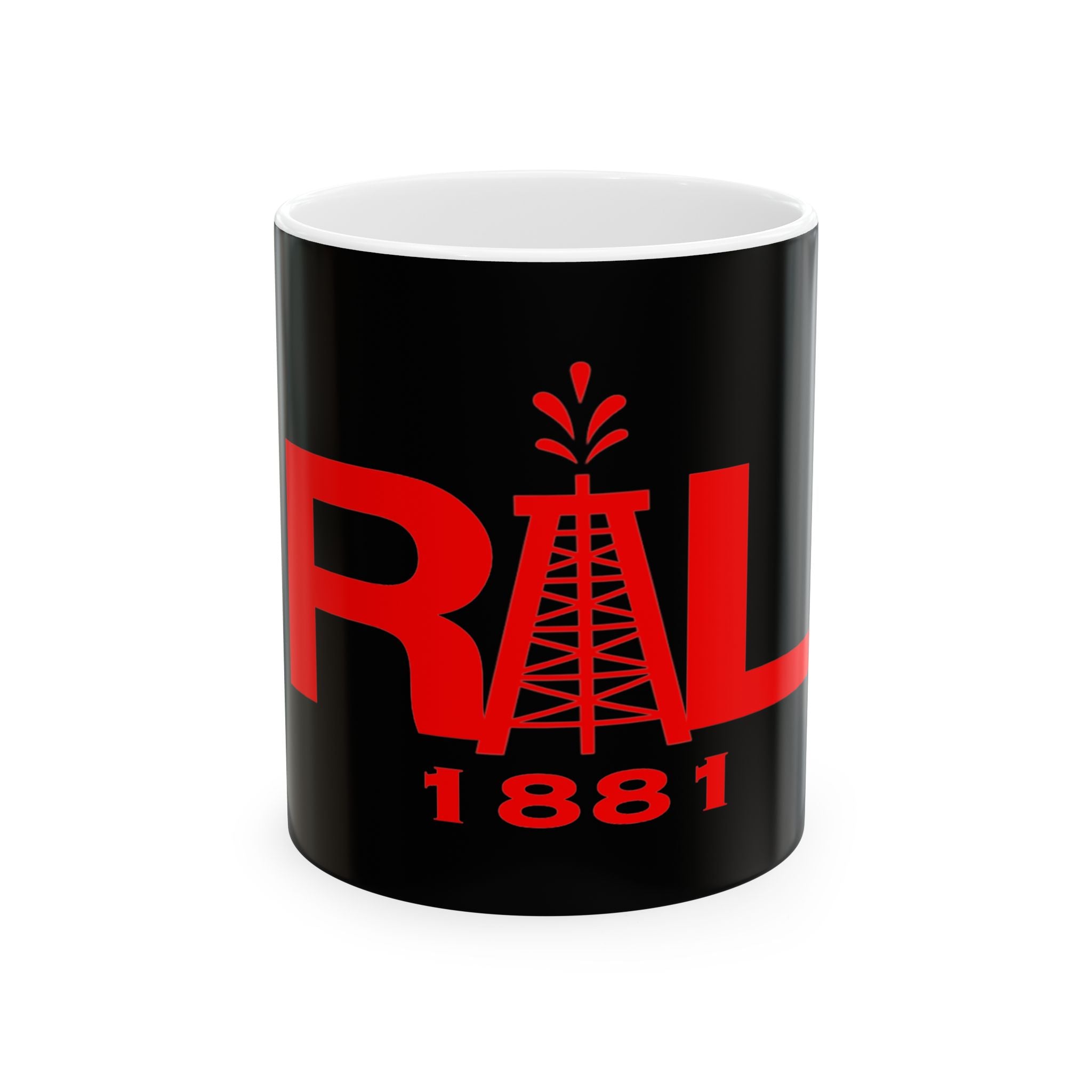 Drill Red Logo Ceramic Coffee Mug