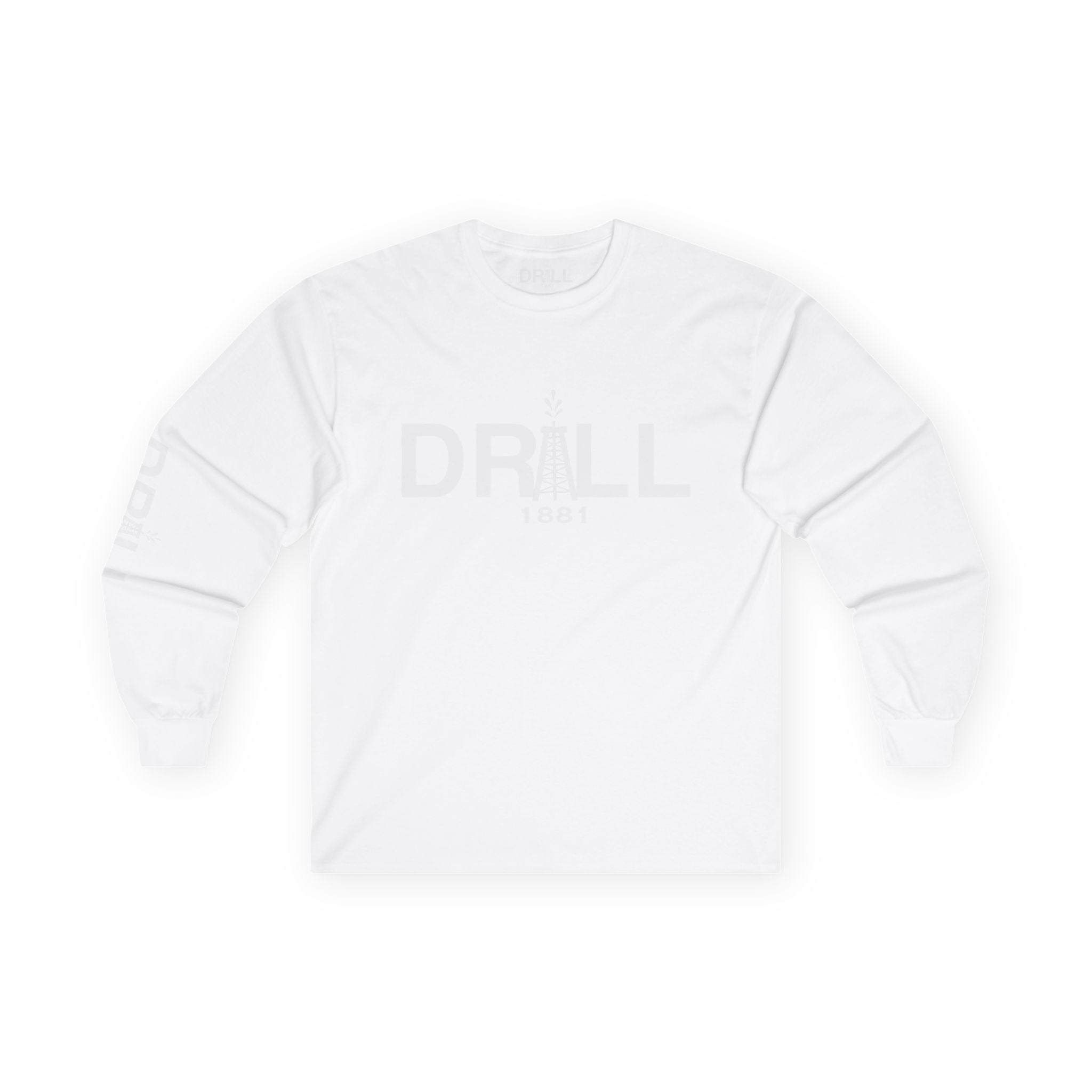 Drill White Logo - Long Sleeve Tee