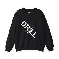 White Drill Logo Angled - Crewneck Sweatshirt