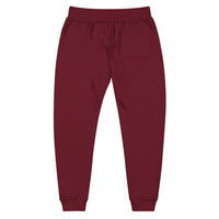 Cozy Embroidered Unisex Fleece Sweatpants for Relaxation, Lounge, Gift, Casual, Home