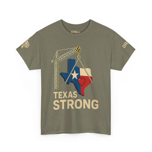Texas Strong Heart - SS - Front - All Proceeds Donated to Help Flood Victims