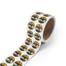 T-Rex Splash - Round Sticker Label Rolls