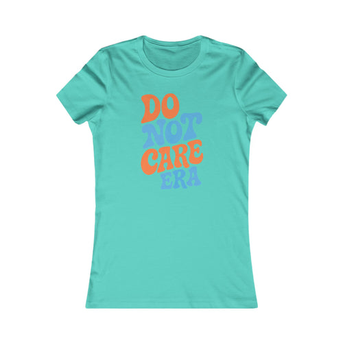 Trendy Women's Tee - 'Do Not Care Era' Vibe, Casual Wear for Everyday Fun, Perfect for Summer Parties, Special Occasions, Gifts