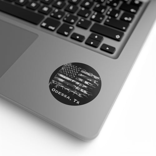 Old Glory Odessa - Round Sticker Label Rolls