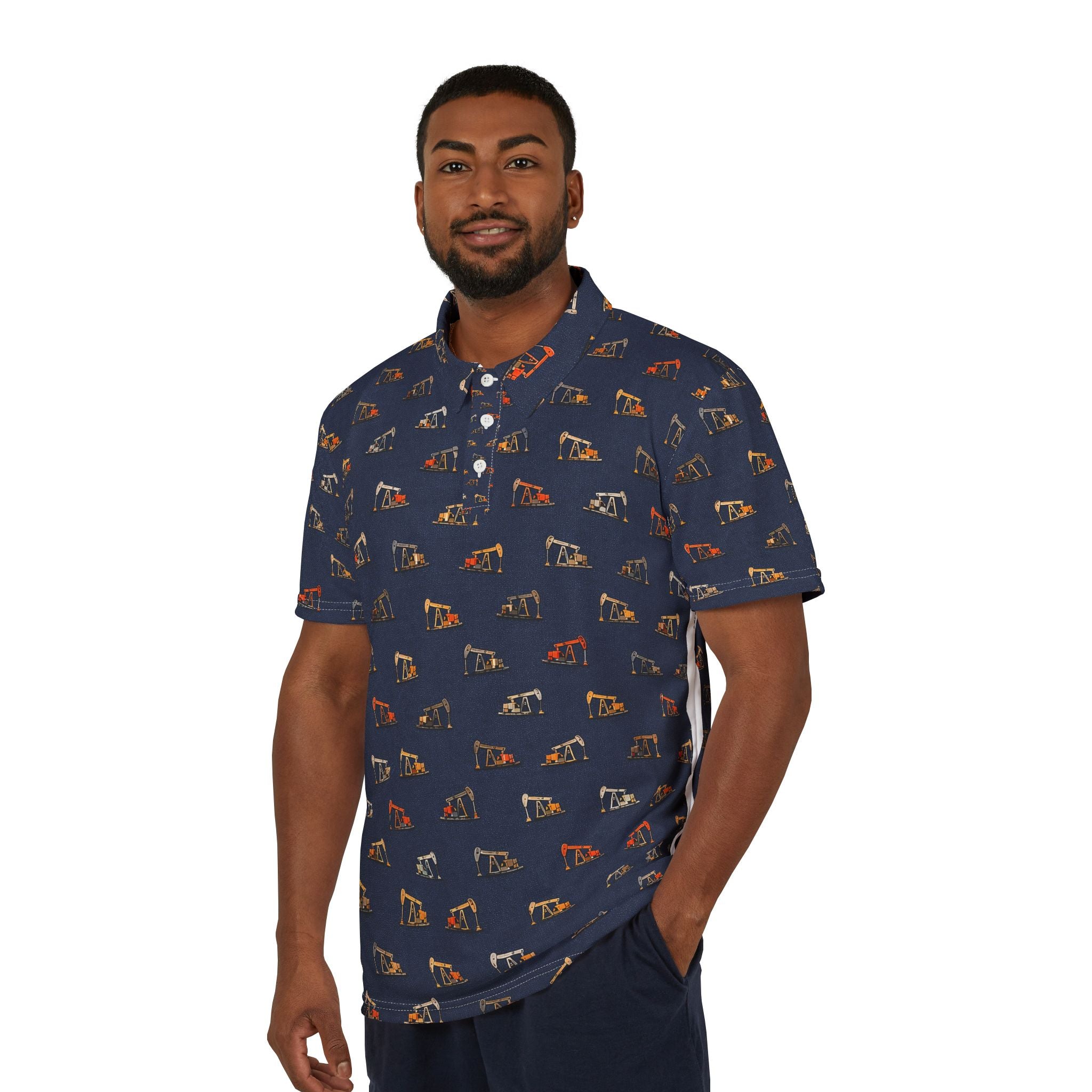 Pumpjacks - Stylish Male Polo Shirt