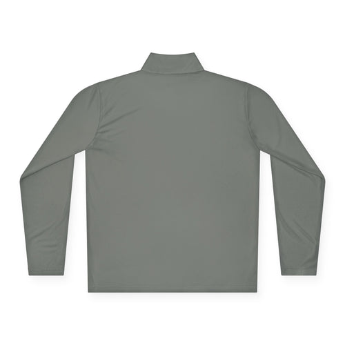 White DRILL Logo - Quarter-Zip Pullover